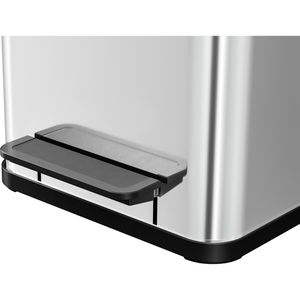 Produktbild für Mülleimer Hailo Öko duo Plus M, silber