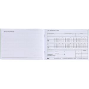 Produktbild für Kontrollbuch RNK 3095, A5 quer, 30 Blatt
