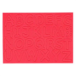Produktbild für Moosgummi Folia 2353 Buchstaben, Höhe 1,5 cm
