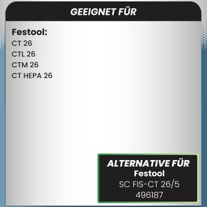 Produktbild für Staubsaugerbeutel McFilter FE 14, 430240156