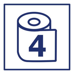 Produktbild für Toilettenpapier Hakle Papier Pur, Natürlich Sanft