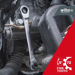Produktbild für Ringschlüssel Wiha 4 in 1, 45421, SB3834-101