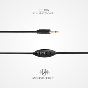 Produktbild für Kopfhörer SBS Stereo, schwarz