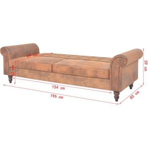 Produktbild für Sofa vidaXL 245584, mit Schlaffunktion
