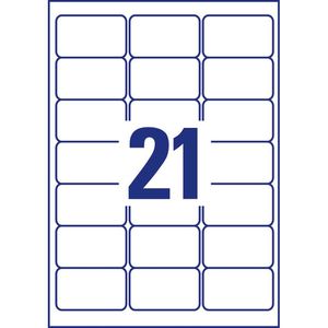 Produktbild für Folienetiketten Zweckform L7782-25, transparent