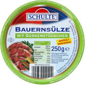 Produktbild für Wurstkonserve Schulte-Wurst Bauernsülze