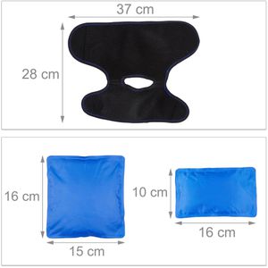 Produktbild für Kühlkompresse Relaxdays 10027264, mit Fußbandage