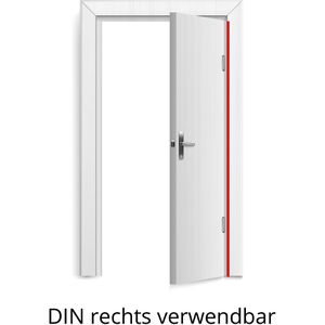 Produktbild für Einsteckschloss Abus ES BB R G, DIN rechts