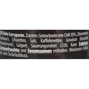 Produktbild für Currypaste BONASIA Rote Currypaste