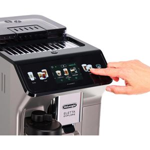 Produktbild für Kaffeevollautomat DeLonghi Eletta Explore ECAM450.55.S, silber