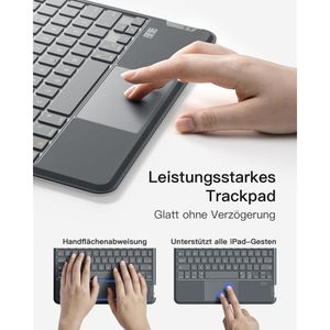 Produktbild für Tablet-Hülle Inateck KB04111, grau