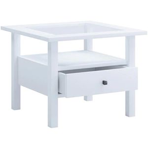 Produktbild für Couchtisch VCM Lingis M 919156, aus Glas / Holz, weiß