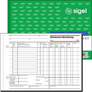 Reisekostenabrechnungen Sigel RA517