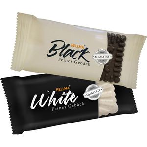Produktbild für Kekse Hellma Feines Gebäck Black &amp; White laktosefrei &amp; vegan