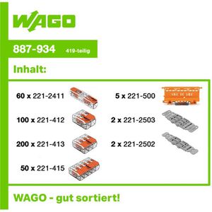 Produktbild für Verbindungsklemme Wago 887-934, L-Boxx 102, Set
