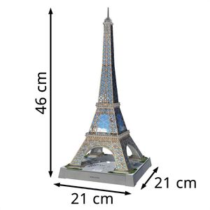 Produktbild für Puzzle Ravensburger 12008024, Iconics - Eiffelturm