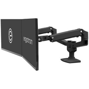 Produktbild für Monitorhalterung Ergotron LX, schwarz, VESA 75x75 &amp; 100x100 mm