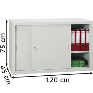 Produktbild für Schiebetürenschrank G-Office SLC.0712, Metall