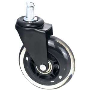 Produktbild für Stuhlrollen HMF 6810, feststellbar, aus Gummi, 5 Stück