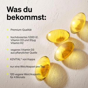 Produktbild für Vitamin-D natural-elements 120 Weichkapseln