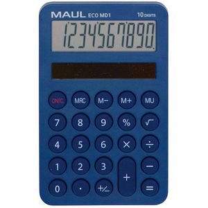 Taschenrechner Maul ECO MD 1, Recycling, blau