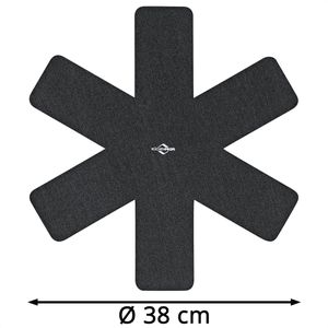 Produktbild für Pfannenschoner Küchenprofi Cook, schwarz / grau, aus Filz