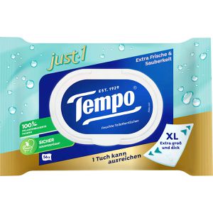 Produktbild für Feuchtes-Toilettenpapier Tempo just 1