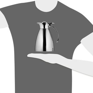 Produktbild für Thermoskanne Helios Brilliant 2614, Edelstahl