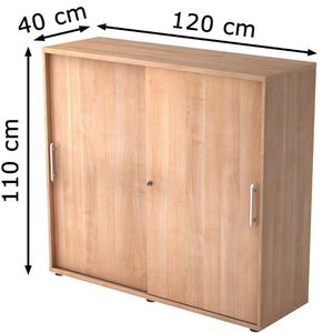 Produktbild für Schiebetürenschrank Hammerbacher 1753S, Holz