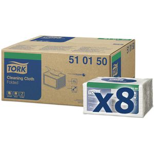 Produktbild für Einwegtücher Tork exelCLEAN, 510150, W8, weiß