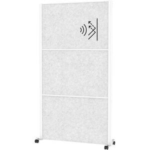Produktbild für Stellwand Maul MAULconnecto 9611102 Mobil, auf Rollen