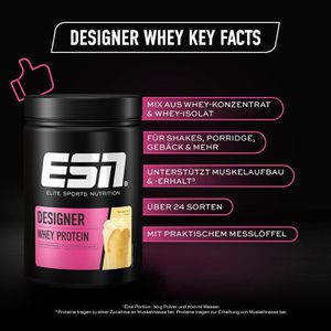 Produktbild für Proteinpulver ESN Designer Whey Protein, 908g