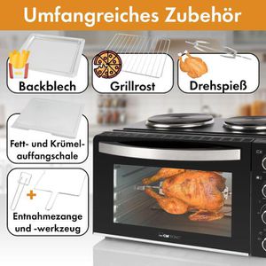 Produktbild für Minibackofen Clatronic Kleinküche KK 3786