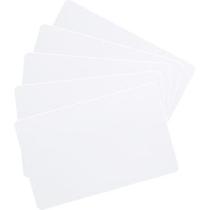 Plastikkarten Evolis Badgy, PVC, blanko, weiß glänzend