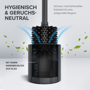 Produktbild für WC-Bürste ovimar Skrova, schwarz matt