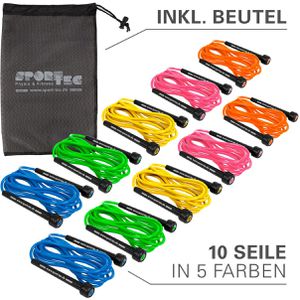 Produktbild für Springseil Sport-Tec Speed Rope Set, Kunststoffseil