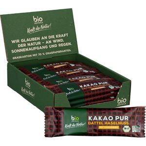 Produktbild für Müsliriegel BioZentrale Kakao Pur Dattel Haselnuss, BIO