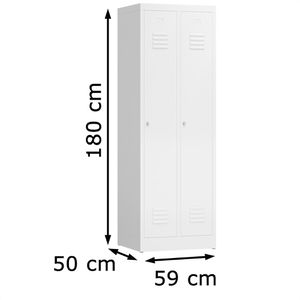 Produktbild für Spind ClassiX X-510127, weiß