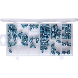 Produktbild für Schmiernippel KS-Tools 970.0360, gerade &amp; abgewinkelt, Set
