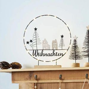 Produktbild für Weihnachtsdeko Frank-Flechtwaren 770694, LED-Ringdeko