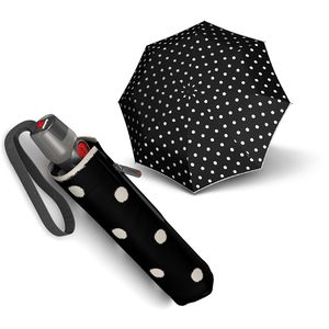 Regenschirm Knirps T.200 M Duomatic, dot art black, sturmfest