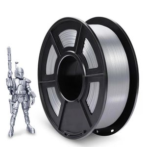 Produktbild für Filament Sunlu Silk, PLA+, silber