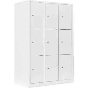 Schließfachschrank Lüllmann 523337, weiß