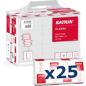Papierhandtücher Katrin Non Stop L3 wide, 61556, 3-lagig