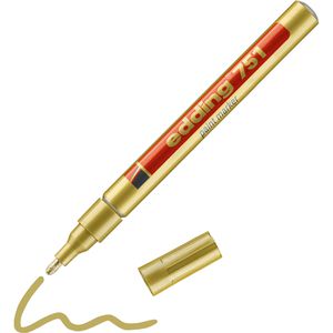 Lackmarker Edding 751, wasserfest & permanent, gold
