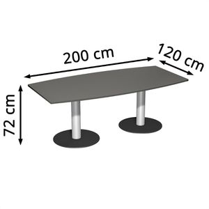 Produktbild für Konferenztisch Geramöbel N-13TF2012-O
