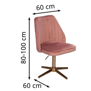 Produktbild für Loungesessel Wohnling WL6.303, rosa
