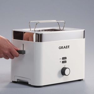 Produktbild für Toaster Graef TO61, mit 6 Röststufen &amp; Auftaufunktion