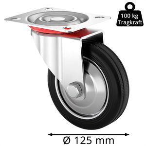 Produktbild für Schwerlastrolle PRIOstahl Set 4-teilig