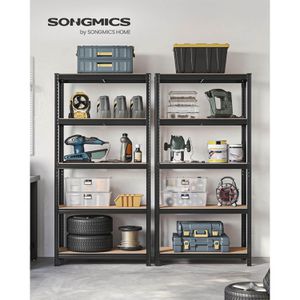 Produktbild für Schwerlastregal Songmics 5 Holzböden